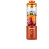 nutribullet Smoothie-Maker Flex NBP013OR - zerkleinert Eis & gefrorene Früchte, Orange, 590ml, BPA-frei mit Trinkdeckel, USB-C & Trageschlaufe, 15+ Mixzyklen