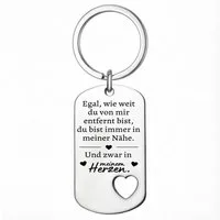 Geschenkehöhle Schlüsselanhänger PREMIUM Schlüsselanhänger mit edler Gravur als Schutzengel, Ein Schlüsselanhänger – fünf Botschaften, ein Gefühl: Liebe.