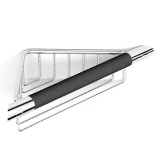 Avenarius Eckschwammkorb 240x240x70 mm; mit Haltegriff schwarz, Serie Körbe, 9014025010 9014025010
