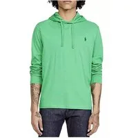 Polo Ralph Lauren Langarmshirt Herren Kapuzen Shirt Longsleeve Hooded T-shirt mit Kapuze und Kordelzug, Leicht, weich und angenehm