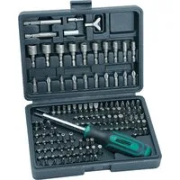 Brüder Mannesmann Werkzeuge Bit-Set Bitsatz, 122-teilig M29896