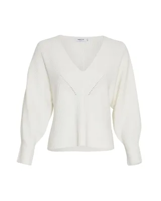 msch copenhagen - MSCHAcentia Rachelle V Pullover egret - Gr. - M/L