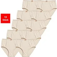 Fashionschmiede Taillenslip Taillenslip Damen Baumwolle Stretch 5er & 10er Pack Maxislip (Set, 10-St., 10er-Pack) Hoher Baumwollanteil, elastisch, weich & atmungsaktiv