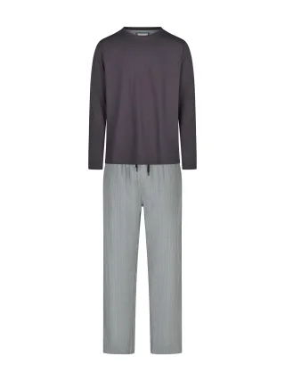 Phil & Co. Berlin Herren Pyjama Flanell Schlafanzug, Pyjama Set, Nachtwäsche