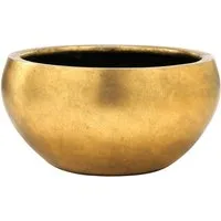 Flingora Pflanzschale Alodie, Fiberglas - Indoor - Gold - Ø 50 cm