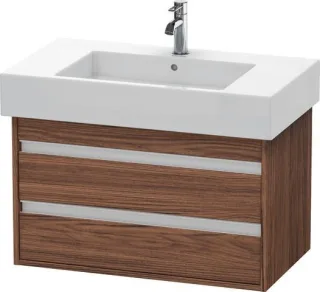 Duravit Ketho Waschtischunterbau wandhängend Nussbaum dunkel Matt 800x455x480 mm - KT664002121 KT664002121