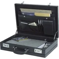 Alassio® Aktentasche Attachekoffer Ponte schwarz