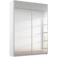rauch Schwebetürenschrank Kleiderschrank Schrank Garderobe REFLECT inkl. praktischer Innenausstattung mit 2 Stoffboxen MADE IN GERMANY