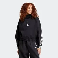 adidas Sportswear Sweatjacke FUTURE ICONS 3-STREIFEN 1/4 ZIP OBERTEIL