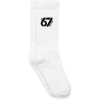 Spreadshirt Socken Six Seven 67 Jugendwort Meme Design 6 7 Kinder Tennissocken (1-Paar)