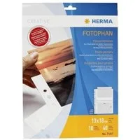 HERMA Fotoalbum Fotohüllen 13x18 weiß 7587