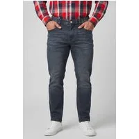 Men Plus 5-Pocket-Jeans Jeans Bauchfit Regular Fit 5-Pocket Elastikbund