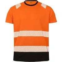 Result Warnschutz-Shirt Warnschutz T-Shirt – Reflektierend & atmungsaktiv
