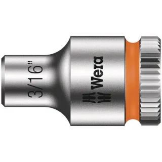 Wera 8790 HMA Zyklop-Steckschlüsseleinsatz mit 1/4"-Antrieb, zöllig Mangoorange - 05003514001
