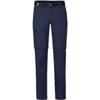 Bergson Outdoorhose BENNETT Zipp-Off (slim) Damen Wanderhose, vielseitig, pflegeleicht, Normalgrößen, peacoat blau