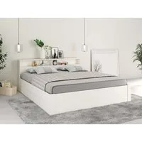 OTTO home Stauraumbett MAREILLES, Bett, Made in Europe, FSC® zertifiziertes Massivholz (140x200cm und 180x200cm), Massivholz, Hebemechanismus, Stauraum im Kopfteil und unter dem Bett