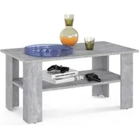 KOMTO Couchtisch Wohnzimmertisch Modern Couchtisch Holz Coffee Table Tisch (Wohnzimmer Beistelltisch Sofatisch Kaffeetisch, Spanplatte, Vienna 90x50x43 cm)