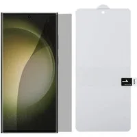 Wigento Handyhülle Für Samsung Galaxy S23 Ultra Anti-Spy Privacy Hydrogel Display Folie