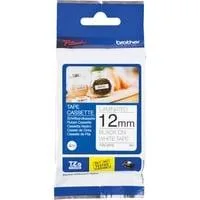TZe-231S, Schriftband 12 mm, schwarz auf weiß