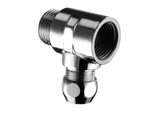 Schell T-Stück 1/2"x10mm chrom mit Quetschverschraubung 270060699