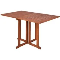 Spetebo Gartentisch Massivholz Gartentisch rechteckig (Anzahl, 1-St., 120 x 70 cm), Outdoor Eukalyptus Holz Esstisch geölt