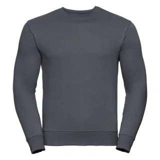Russell Herren Authentic Sweatshirt (schlanker Schnitt) (Convoy Grau)