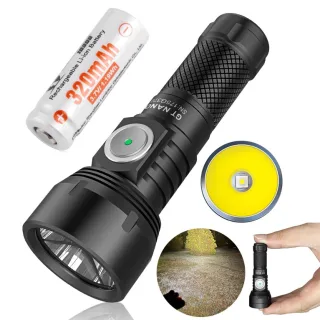 Lumintop GT NANO V3.2 405M EDC Thrower Flashlight with 10300 Battery, Mini Size 720LM High Power Output USB C Rechargeab