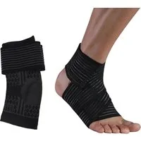 Endless Fußgelenkbandage Slip-in Verstellbar Ankle Support Relif für Männer und Frauen (Knöchelstütze, 2-tlg., für Männer & Frauen), Für Plantar Fasciitis Neorapathy Relief Sport, Schmerzlinderung, Gym
