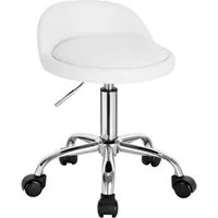 Woltu Bürostuhl, mit Rollen Drehhocker höhenverstellbar Sitzhöhe 43-54,5 cm