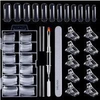 LuxusKollektion Nageldesign Zubehör Nagelformenset Nagelverlängerung Polygel Pinsel Type 3-120 Stück