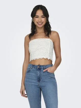 ONLY - ONLLINNEA S/L TOP JRS cloud dancer - Gr. - L