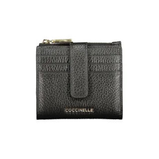 Coccinelle Schwarze Leder Damenbörse