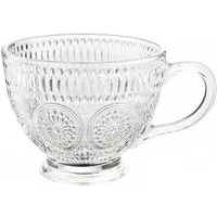 FELIXLEO Gläser-Set Vintage Kaffeebecher Glas Geprägte Kaffeetassen Glastassen Teetassen, 1-tlg.