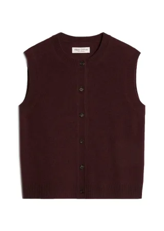 Marc OPolo Casual - Ärmellose Strickweste rot - Gr. - L