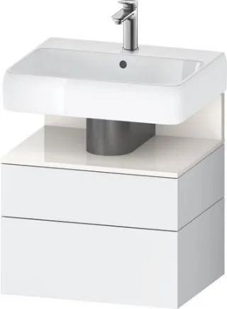 Duravit Qatego Waschtischunterbau wandhängend Weiß Matt 590x470x590 mm - QA4393022180010 QA4393022180010