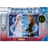 Ravensburger Puzzle Bezaubernde Schwestern, 200 Puzzleteile, mit leuchtenden Details