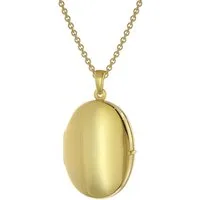 trendor Kette mit Anhänger Damen-mit Gold auf Silber 925