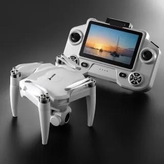 YLR/C YL01 WiFi FPV with 4.3inch LCD Screen Controller 720P HD Dual Camera Servo Gimbal 360° Obstacle Avoidance Brushles