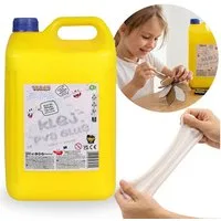 Sarcia.eu Bastelkleber Tuban Weißer Slime Kleber 5L – PVA Bastelkleber, hohe Deckkraft
