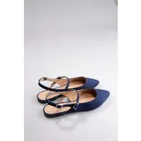 Aniston SHOES Slingpumps Flat, Sommerschuh, Riemchensandale - schmale Form