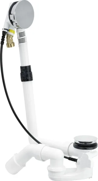Viega Ab-und Überlauf Multiplex Trio, 6161.50 in 560mmxDN40/50 verchromt 727734