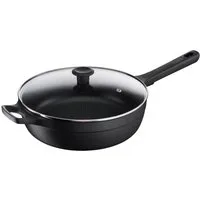 Tefal Schmorpfanne Trattoria Pro, Aluminiumguss, Robust, Antihaftversiegelung,Temperaturanzeiger, 28 cm, Induktion