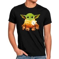 style3 T-Shirt Baby Grogu yoda star the mandalorian wars