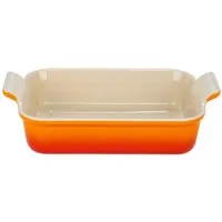 LE CREUSET Auflaufform Auflaufform Tradition 26 cm ofenrot, Keramik