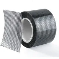 FELIXLEO Fliegengitter-Gewebe 5,5cmx5m Fliegengitter Reparaturband Wasserdicht Schwarz 2 Rolle, (2-St)