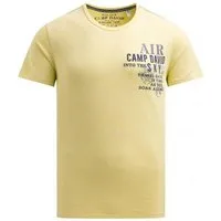 CAMP DAVID T-Shirt mit Streifen-Design und Rücken-Print