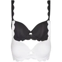 Nina Von C. Set: Schalen-BH 2er Pack Dirndl BH Silver Edition (Spar-Set, 2-tlg) Push up Effekt