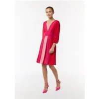 comma Minikleid Kleid Kurzes Kleid mit Bindegürtel
