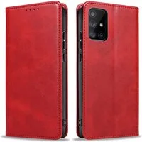 Tec-Expert Handyhülle Tasche Hülle für Samsung Galaxy A71 6.7 Zoll, 6.7", Cover Klapphülle Case mit Kartenfach Fliphülle aufstellbar