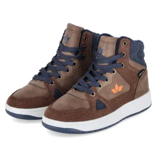 Lico High Sneaker COLDEN  Braun - Gr. 33 -  Textil